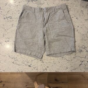 J. Crew Light Gray Flat Front Shorts